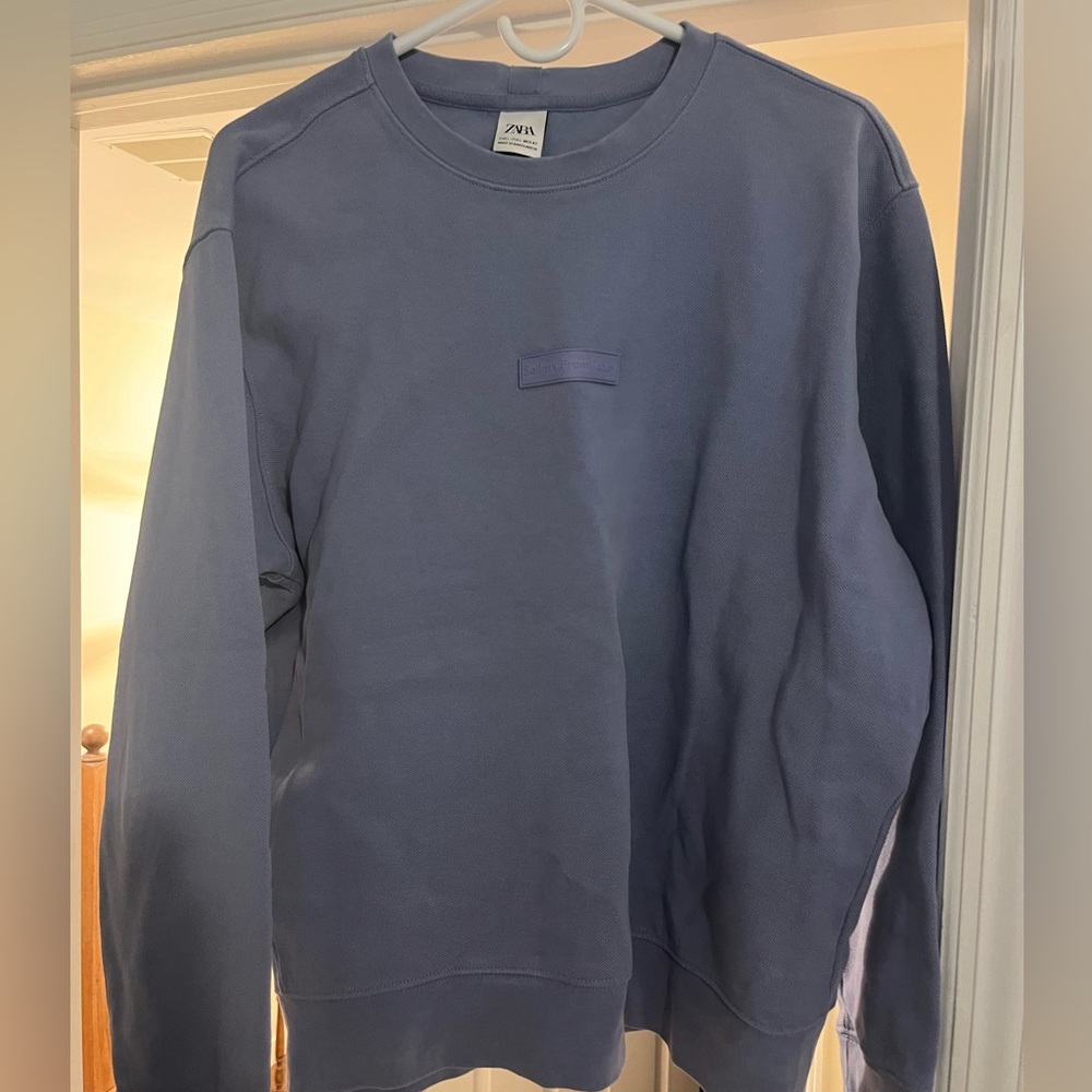Zara crew neck hoodie